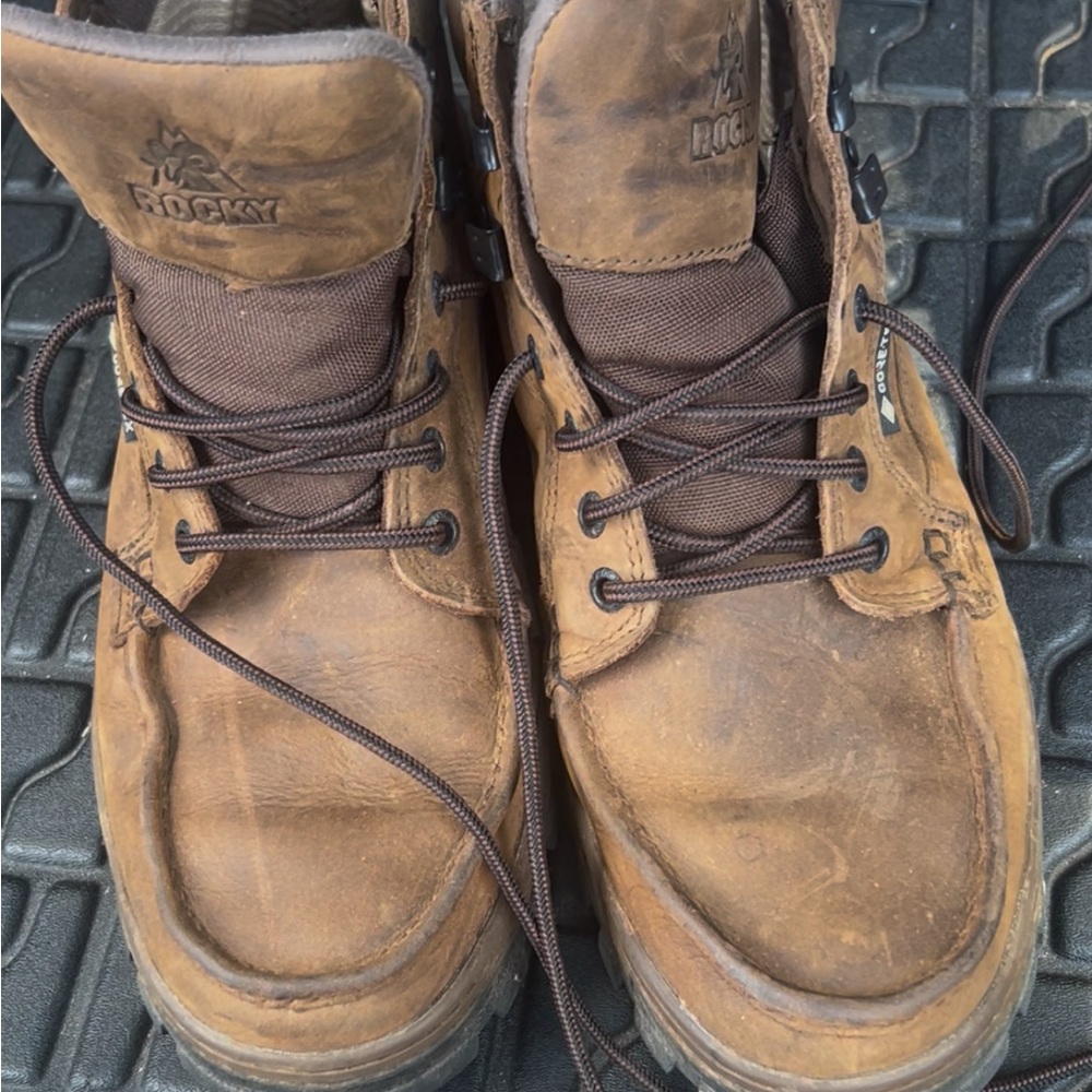 Rocky Men's Tan Leather Boots